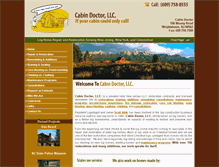 Tablet Screenshot of cabindoctor.com